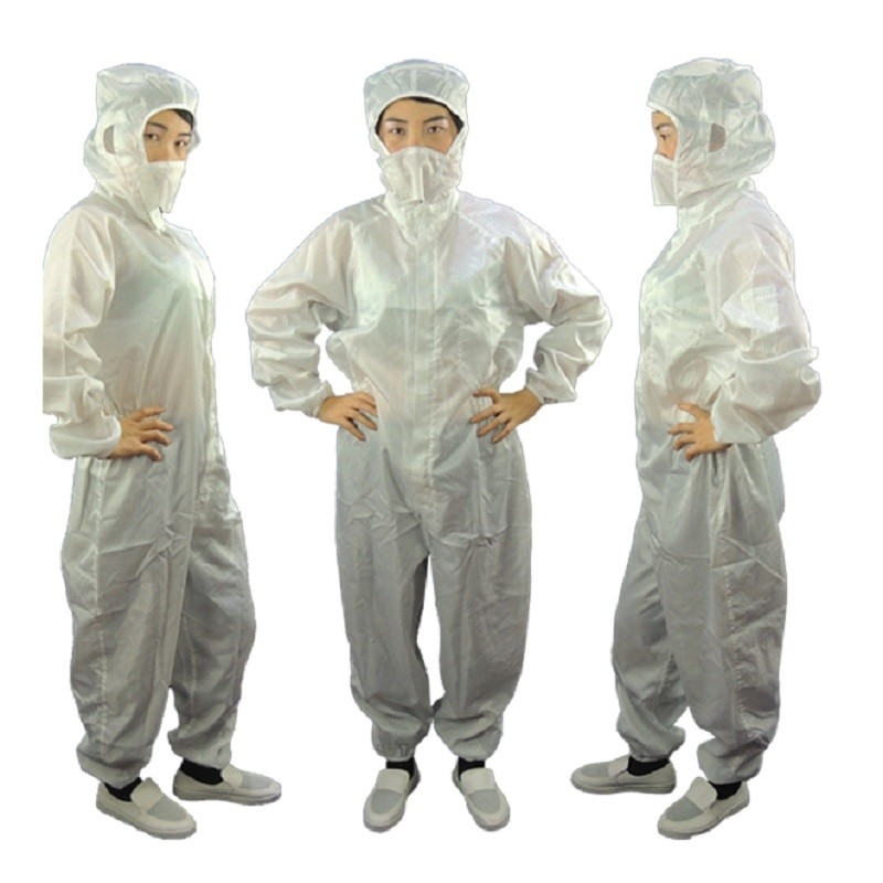 ESD Anti Static Jumpsuit Work Joined Garment For Cleanroom