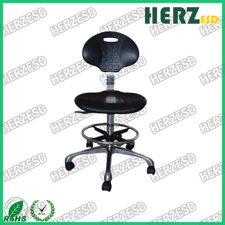 Top Sponsor Listing Adjustable Industrial Office Pu Foam Esd Fabric Chair Stool Anti-Static Lab Chair