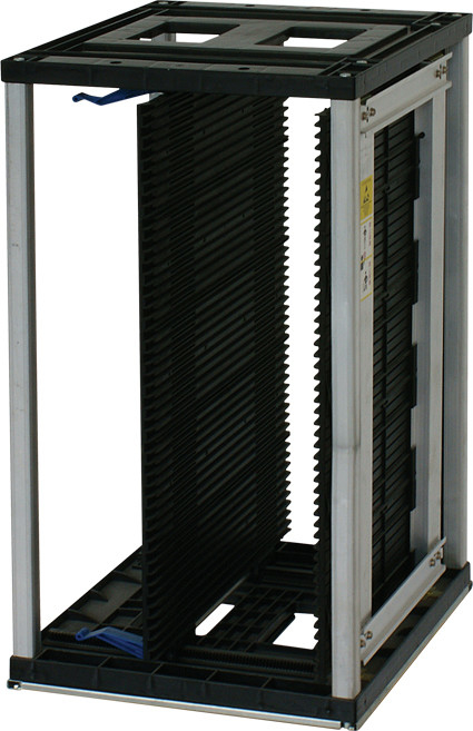 355*320*563mm Handle Type Metal ESD PCB Magazine Rack For SMT And PCB Assembly