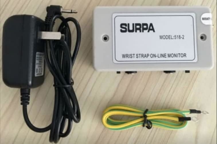 ESD SURPA 518-2 ESD Wrist Strap Tester / Antistatic Wrist Strap Online Monitor