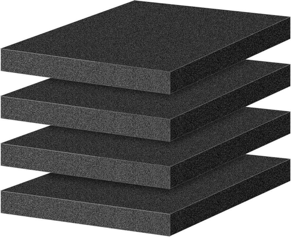 Customized Black ESD Foam Sheets with 10^3-10^6Ω Surface Resistivity for Anti-Static Protection