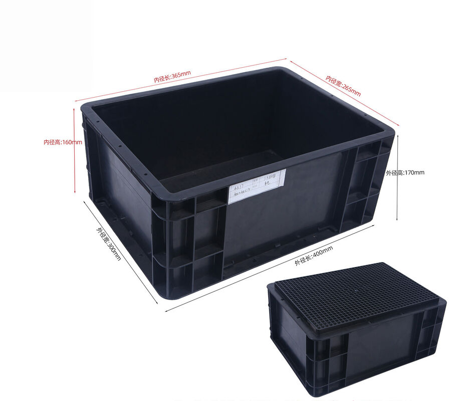 ESD Stackable Containers Antistaic Conductive Plastic Box