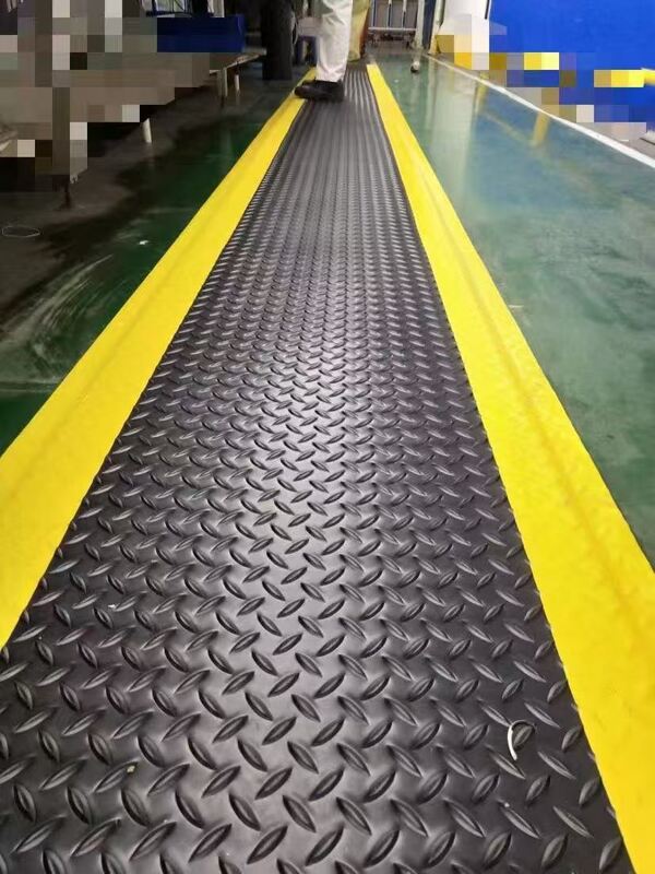 ESD Anti-Fatigue Mat for Industrial Workshop | 3 layer Floor Mat with Yellow Border