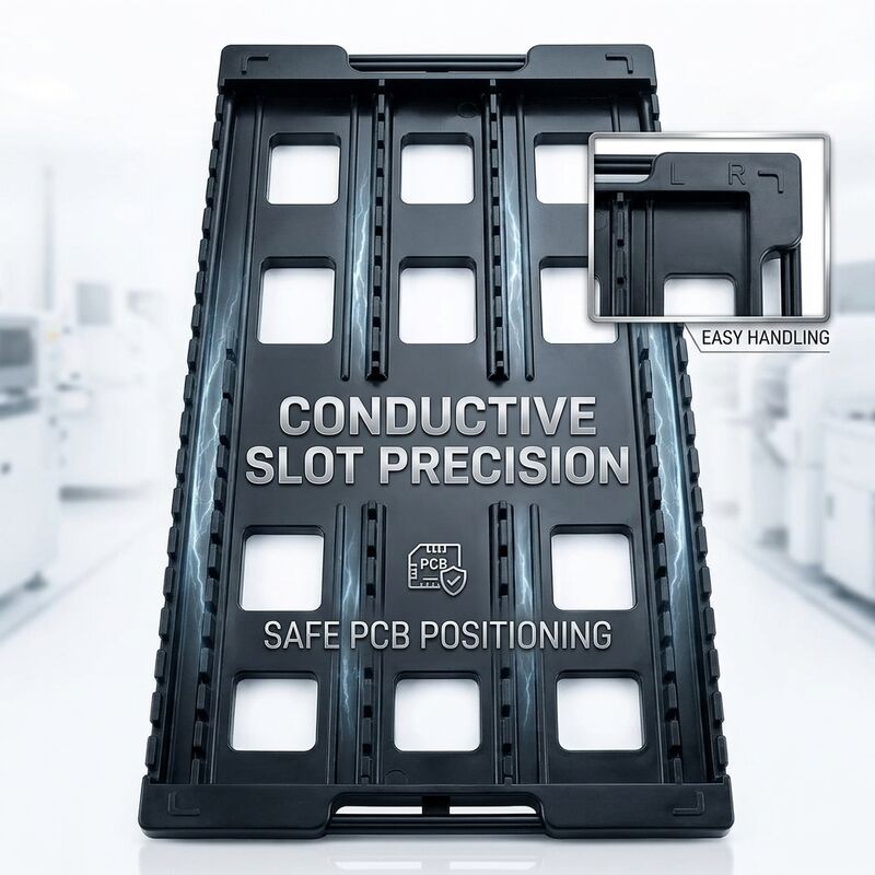 Rotating ESD Circulation PCB Rack Metal Frame for SMT Circuit Board Storage