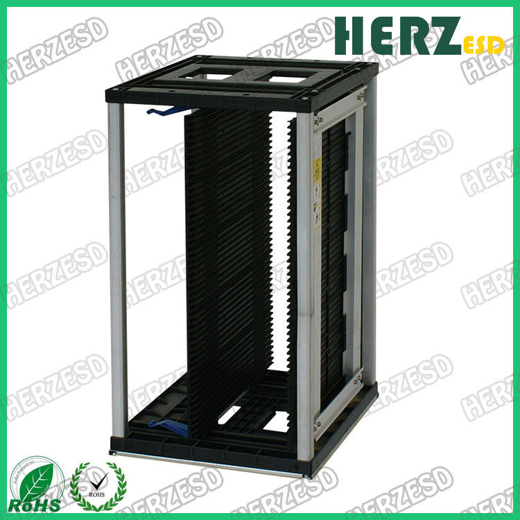 Stable Robust Frame Adjustable Magazine Rack , ESD PCB Racks Conductive ...