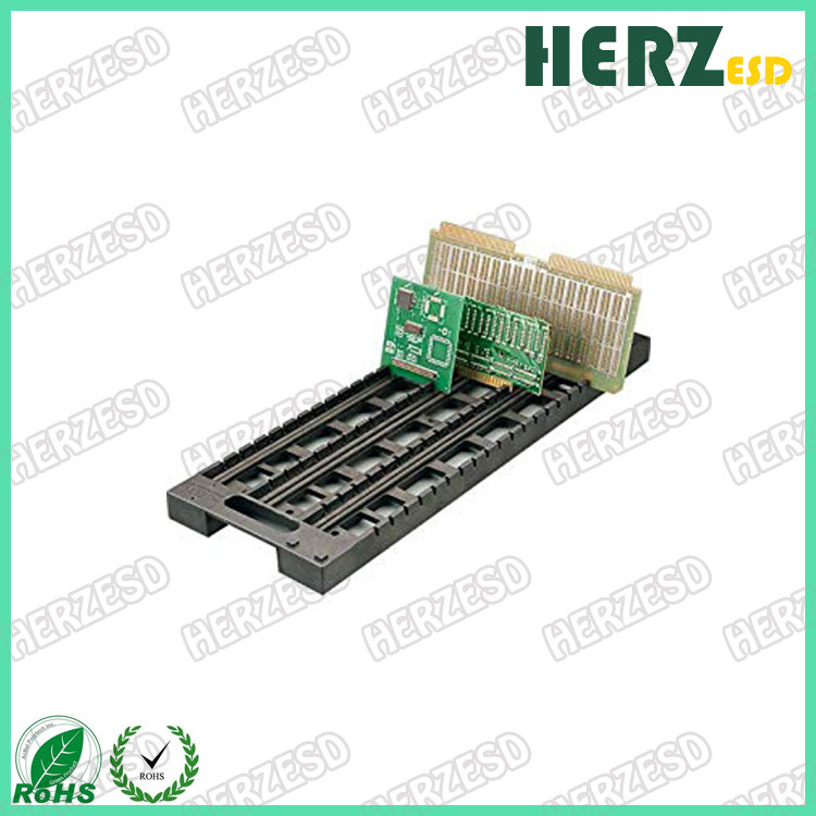 Capacity 25pcs Anti Static PCB Trays , ESD PCB Trays For PCB Soldering Work
