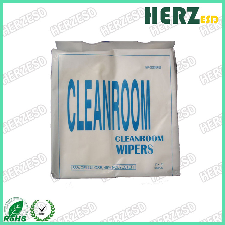 1009S 1009D Clean Room Wipes / Lint Free Microfiber Cloth Weight 120g-180g