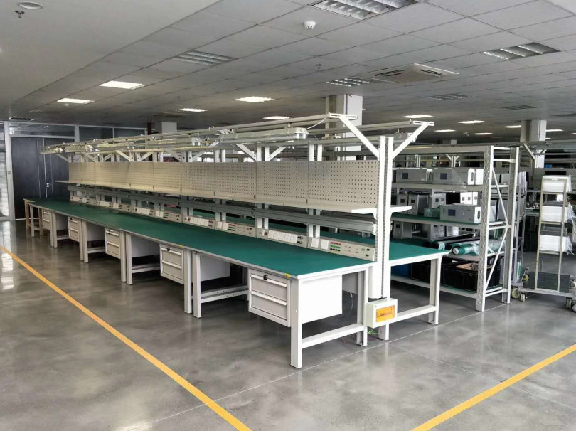 Assembly Production Line ESD Workbench Industrial Workshop Table