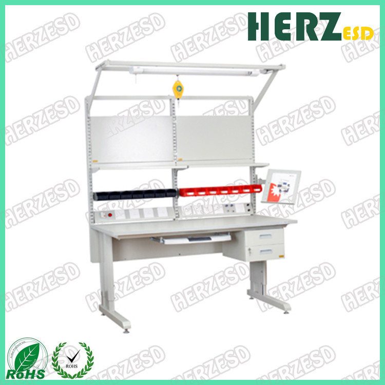 Customized Size ESD Work Table / Anti Static Workbench For Electronic Workshop