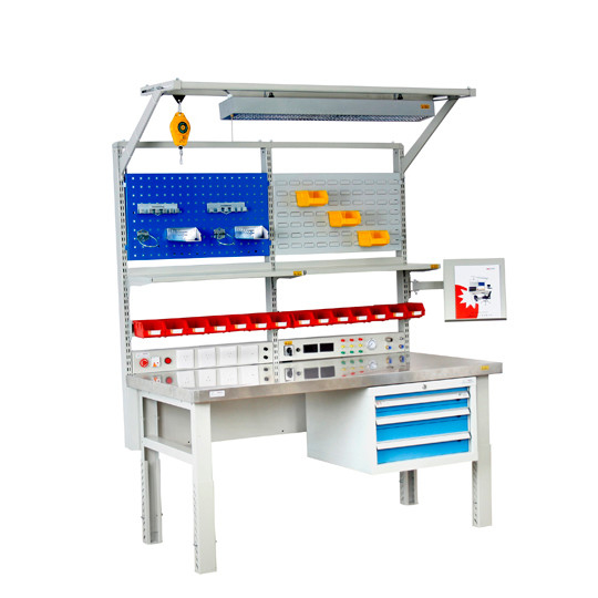 Electronic Laboratory 1000kg Antistatic ESD Work Table workbenches