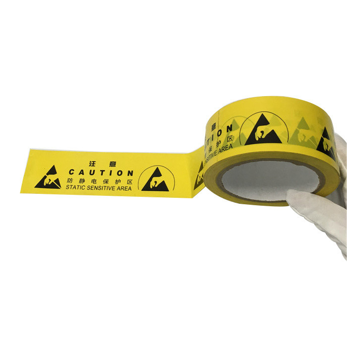 Wear Resistant  PE PVC Area Printed EPA ESD Masking Grid Tape
