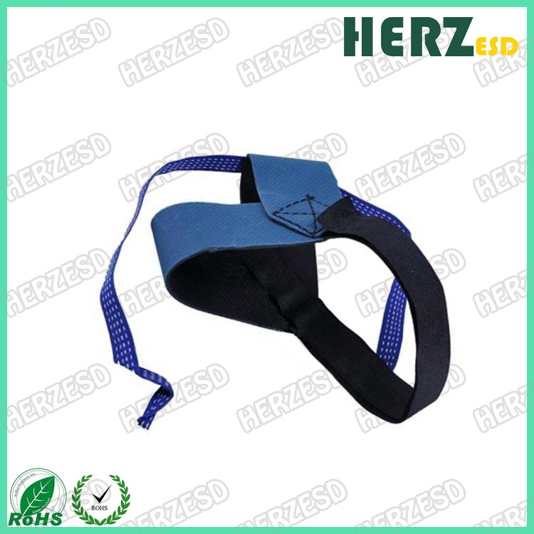 Cleanroom Anti Static Heel Grounder Adjustable Esd Foot Grounding Strap For EPA Areas