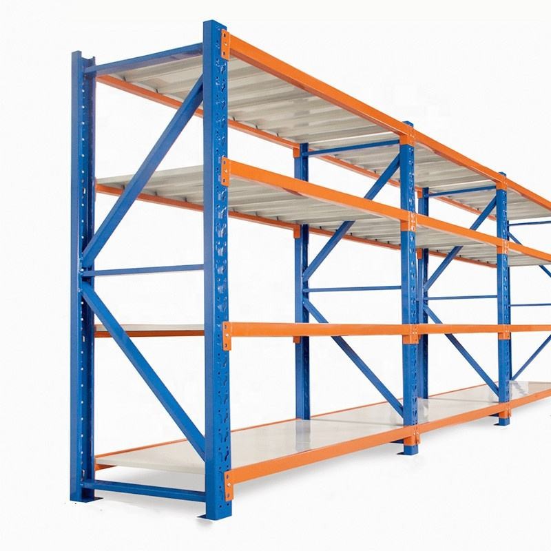 Full Plat Shelf Rack Heavy Industrial Warehouse Shelves Can Be Adjusted Metal Shelf Layer ...