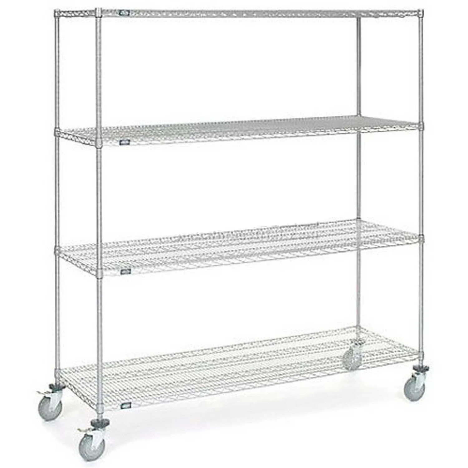ESD Rack 4 Wire Shelves Chrome Shelf Trucks Antistatic Chrome Plates ...