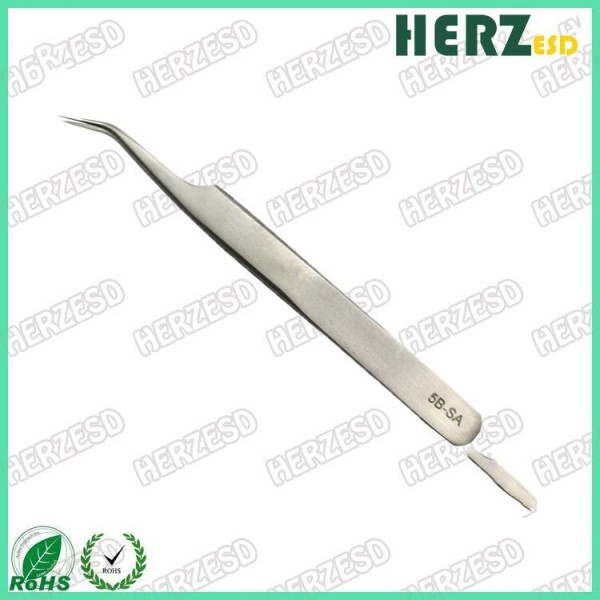 Smooth Lines Electrostatic Discharge Tools Not Easy Deformation Curved Tips Tweezers