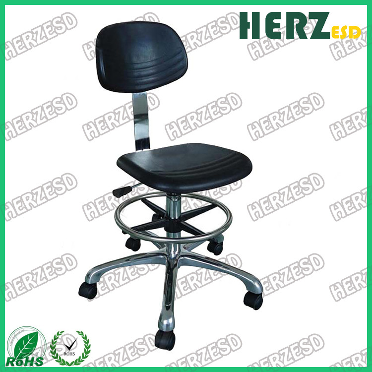 HZ-33161 High quality Cleanroom PU Foaming ESD Chair with foot rest