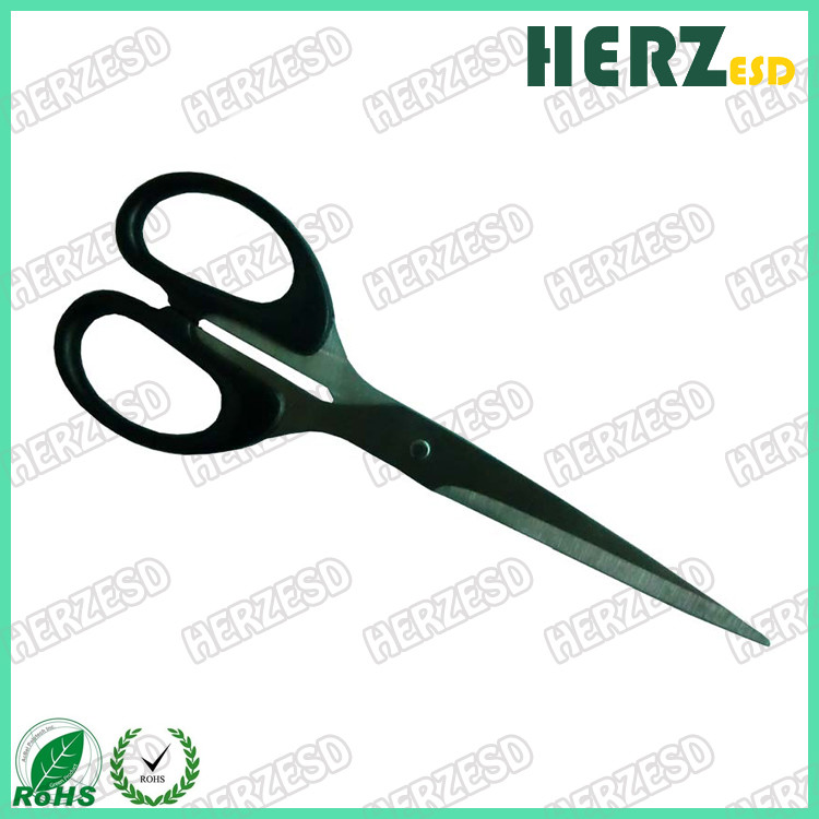 Length 18cm ESD Office Supplies Anti Static Scissors Friction Voltage Less Than 50V