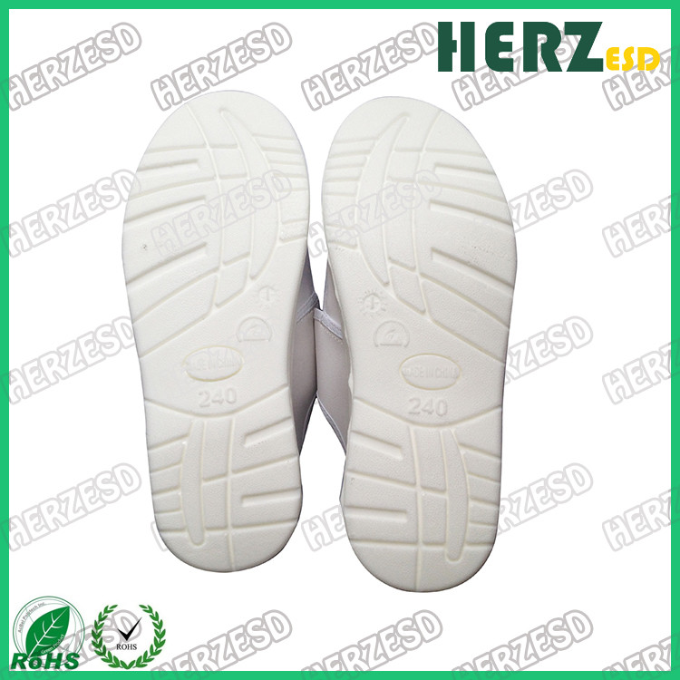 Leather / Mesh Upper ESD Safety Shoes / Anti Static Footwear For Clean Room