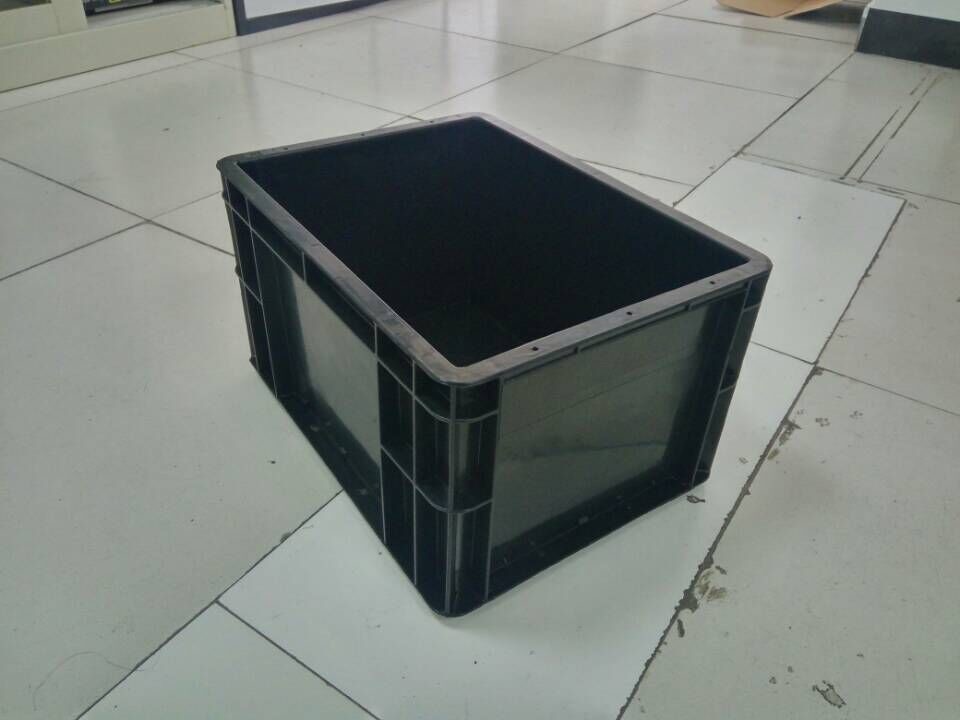 Non Toxic Stackable ESD Plastic Bins , 400 * 300 * 150mm ESD Totes Containers With Lids
