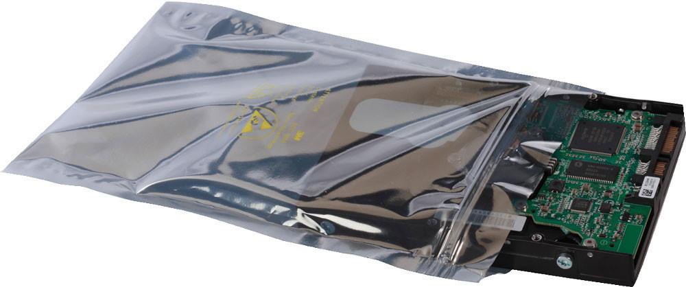 Static Discharge ESD Shielding Bags , ESD Ziplock Bags Transparent Color