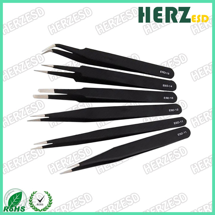 Black Color Electrostatic Discharge Tools Length 140mm Customized Logo Width 7.7mm