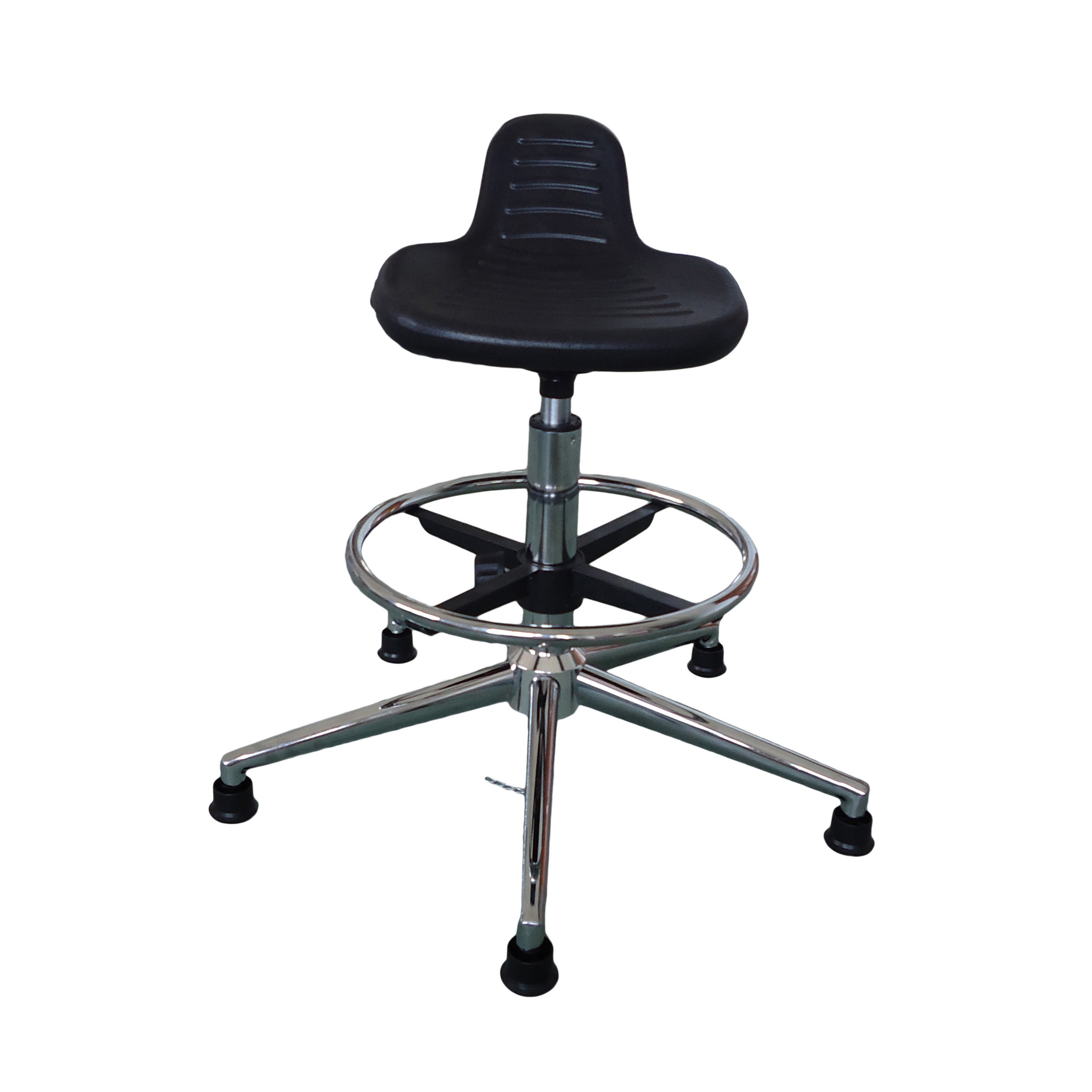 50mm Seat Thinckness Adjustable Cleanroom ESD Stool Chair