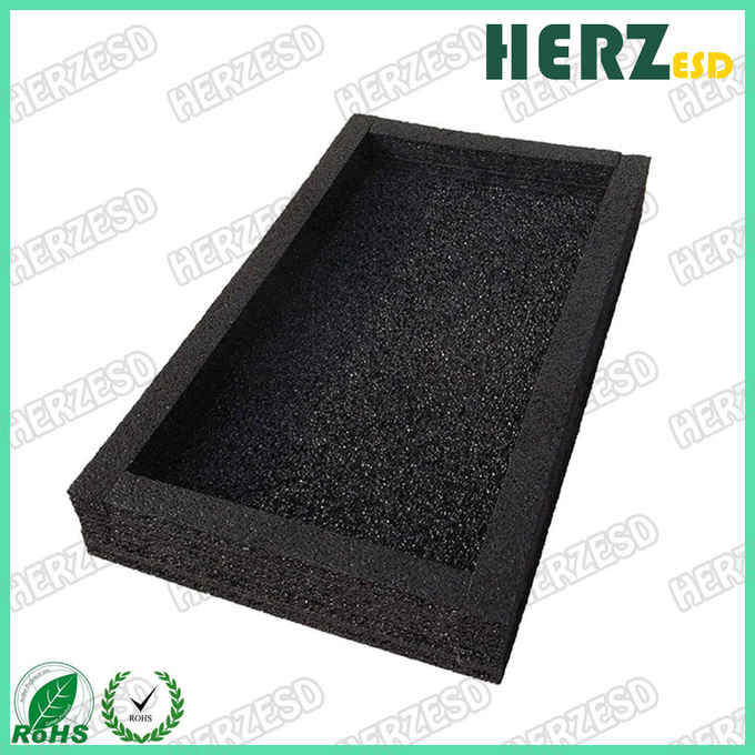 PU 25kg/M3 Static Dissipative Discharge ESD Foam Sheets Black Color