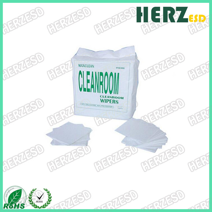 Dust Free Clean Room Wipes / Disposable Microfiber With Wipes Laser