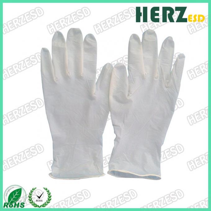 Exam Grade ESD Hand Gloves / Nitrile Gloves Anti Static 12 / 9 Inch Size